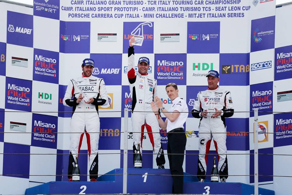 porsche carrera cup italia premiazione misano