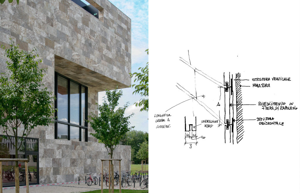 Progetto facciata Università di Francoforte