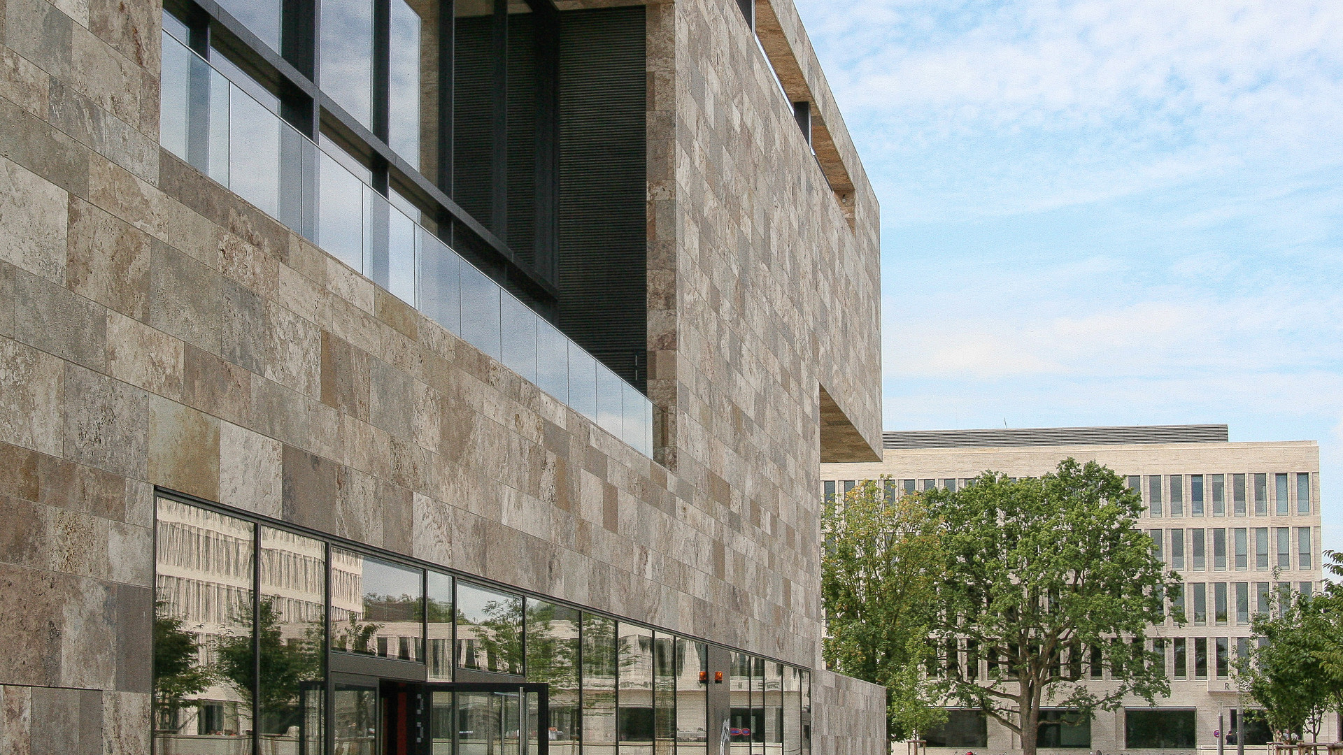 Progettazione facciata per Università di Francoforte