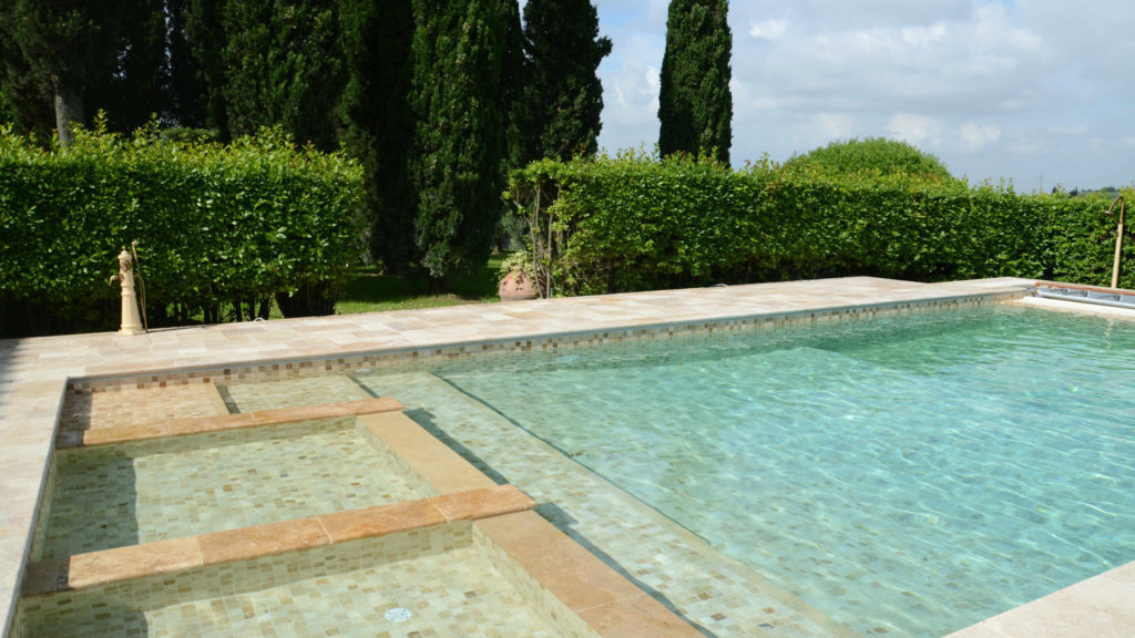 Bordi piscine travertino pietre di rapolano