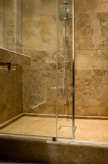 Picture of Stone shower trays by Pietre di Rapolano