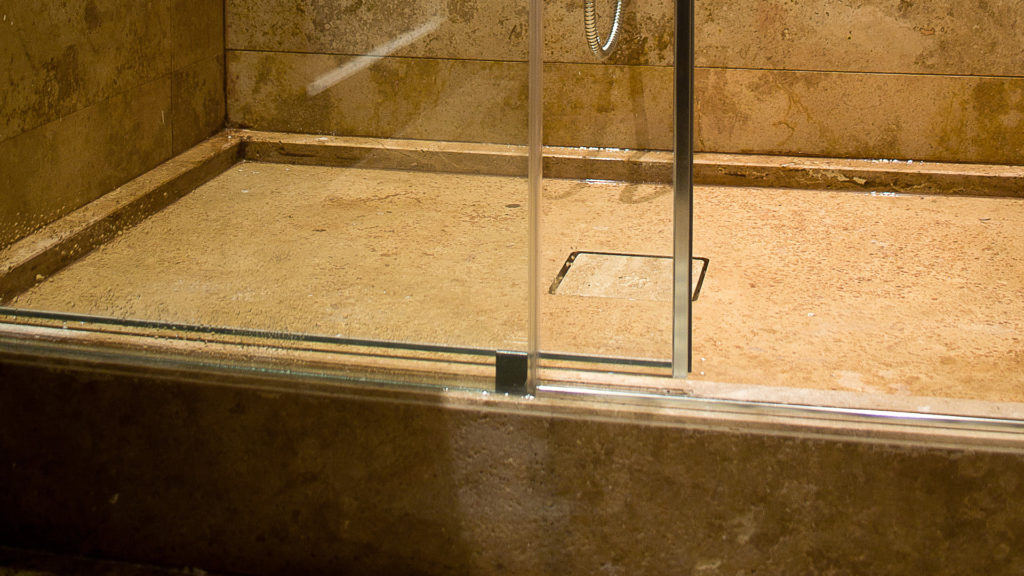 Stone shower trays