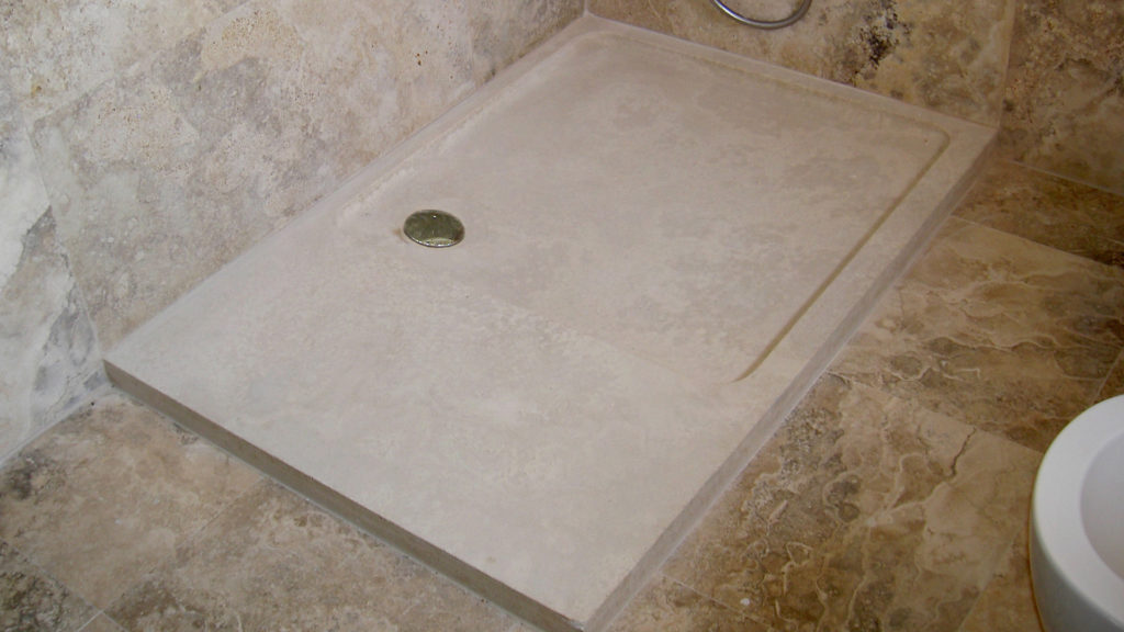 Stone shower trays