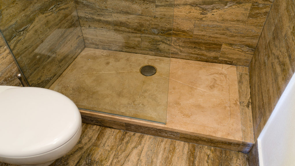 Stone shower trays