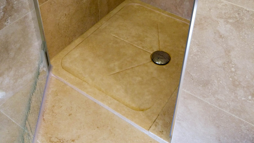 Stone shower trays