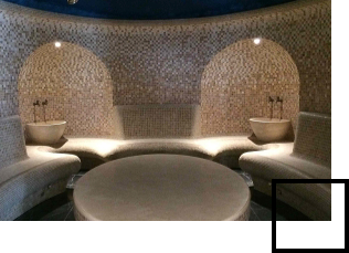 Ванная комната из каменной мозаики 