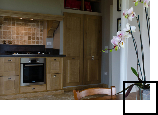 Kitchen stone mosaics