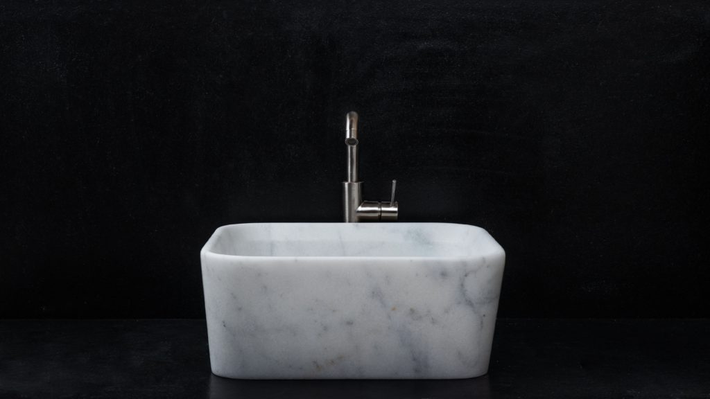 Lavabo quadrato marmo “Square Carrara T”