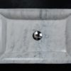 Rectangular marble washbasin "Pillow"