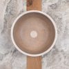 Travertine washbasin “Fiano Bicolor S/C”
