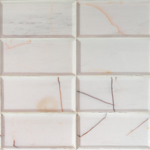"Bianco Alba" 7,5X15X1 - Diamantschnitt Variante