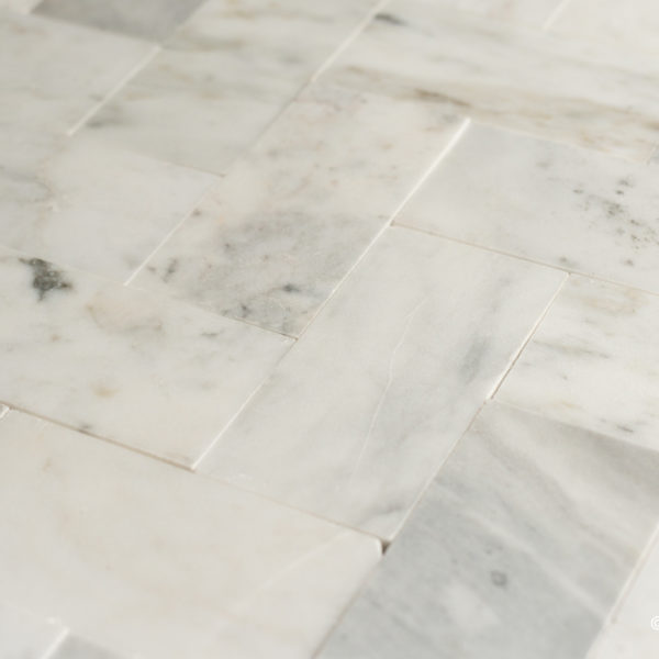 Piastrelle  “Bianco Carrara TR 7.5x15x1” Lucido