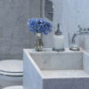Marmor, im Lager „Bianco Carrara“