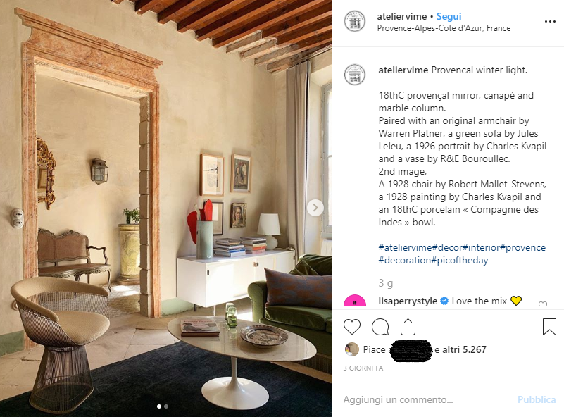 Arredamento in instagram