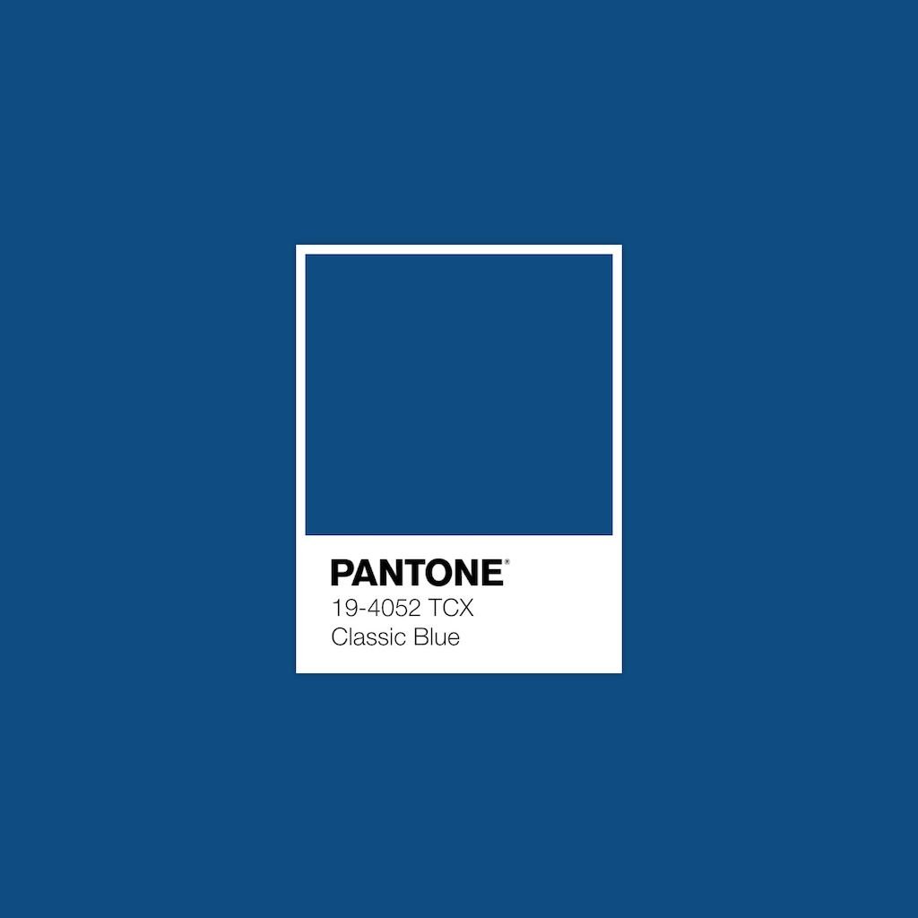 Classic blu pantone