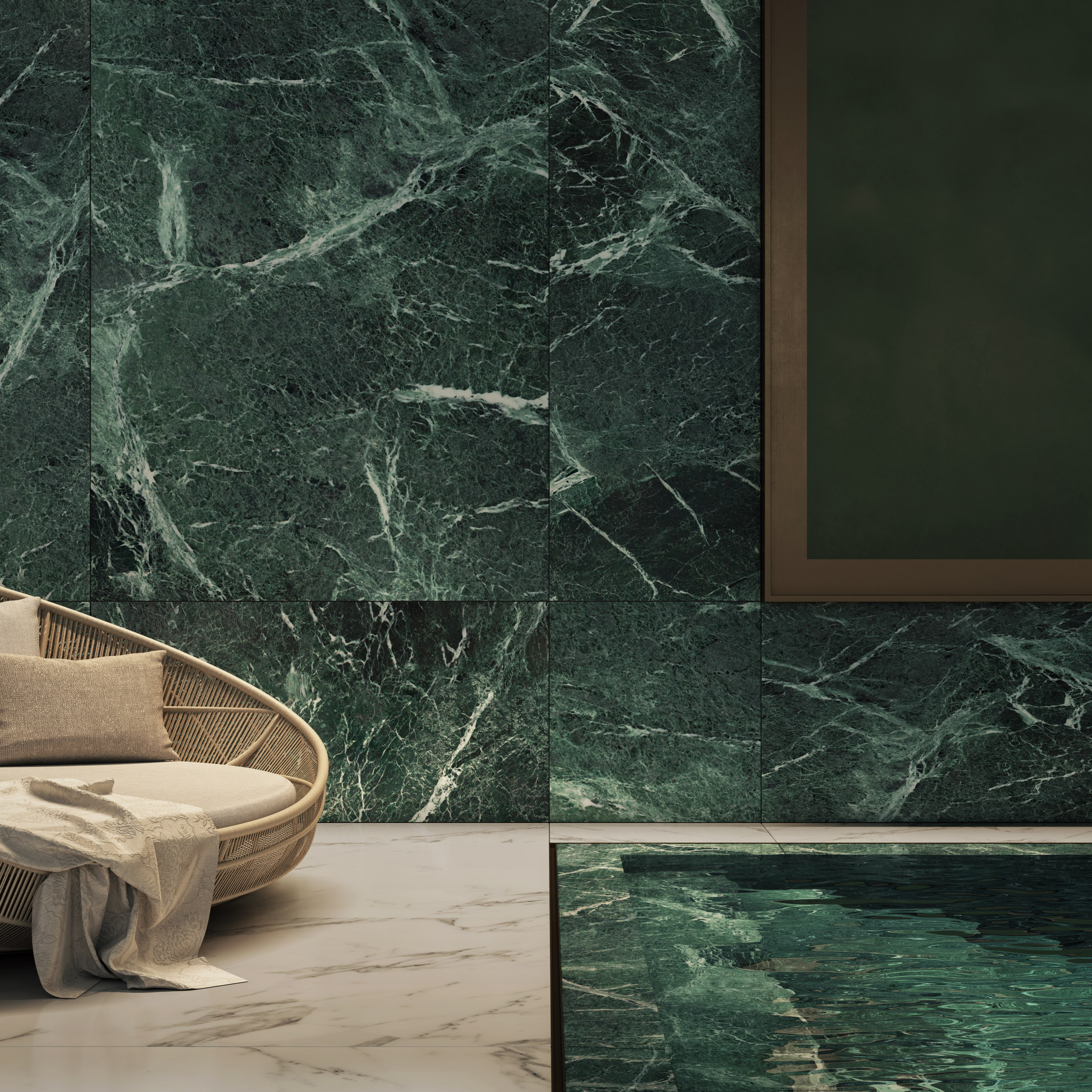 Marmo verde arredamento