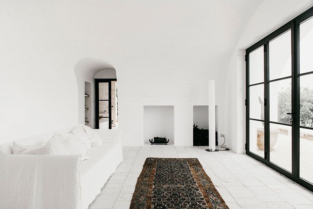 Soggiorno interni masseria moroseta andrew trotter ostuni puglia