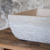 Designer travertine washbasin "Mustang"