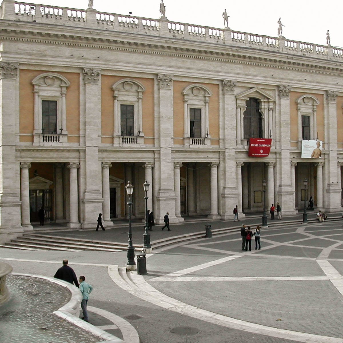 Piazza del campidoglio a roma