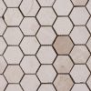 Mosaico in marmo beige "Esagono 4.8" Levigato