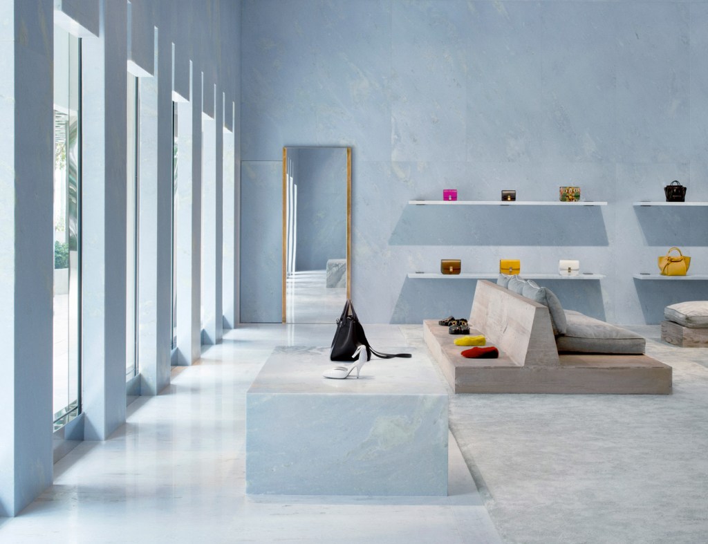 Celine valerio olgiati interiors retail shops marble miami florida usa