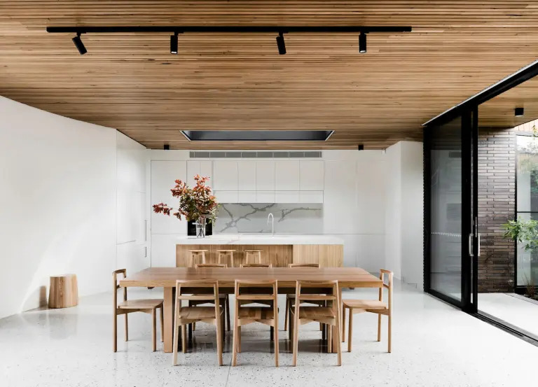 Figr architecture australia interni cucina marmo rivestimenti