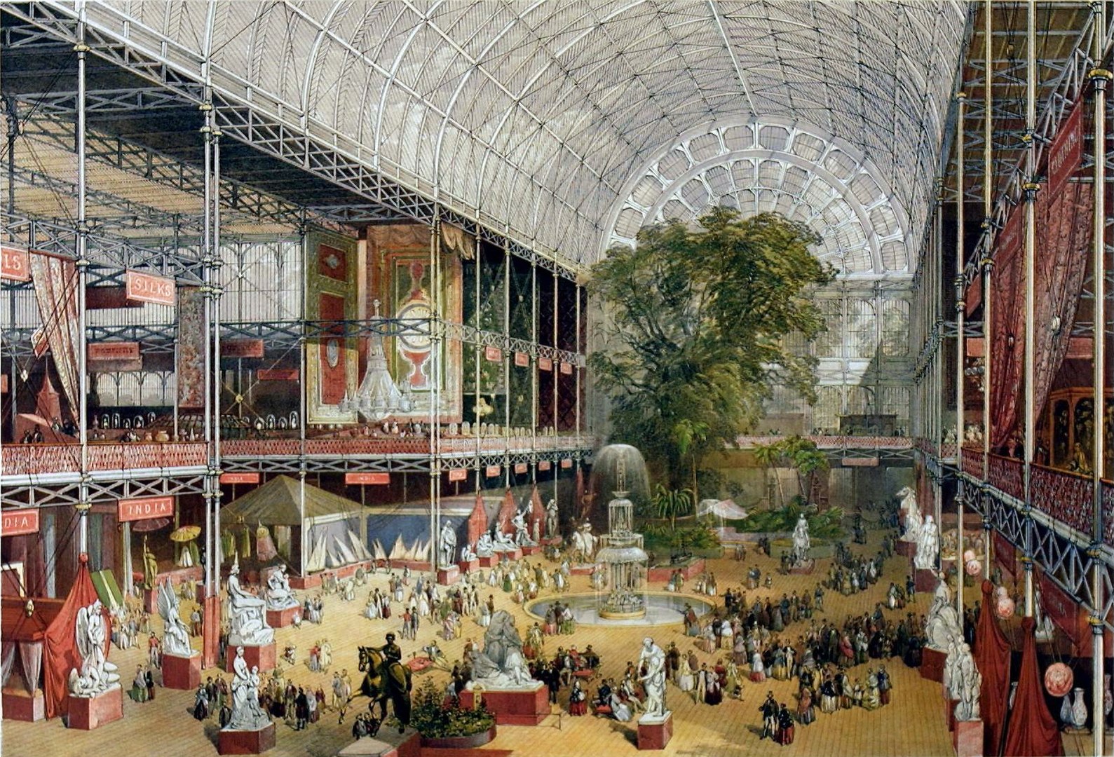 Esposizione universale crystal palace interior