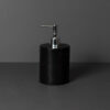 Set bagno in PDR136 marmo Nero Marquina TR