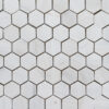 Mosaico in marmo Bianco Alba "Esagono 4.8" Levigato