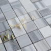 Mosaik in Marmara Marmor „Quadrat 4.8“ Hochglanz