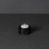Tablett und Kerzenhalter set - Nero Marquina TR Marmor - PDR136