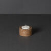 Tray & Candle Holder Set - PDR075 Walnut Travertine