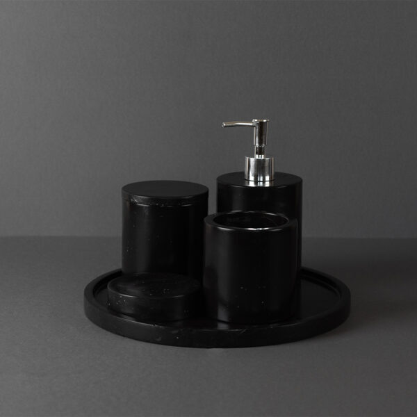 Bathroom accessories - PDR136 Nero Marquina TR marble