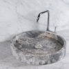 Lavabo Round Dish in  “Ceppo d'Oriente”