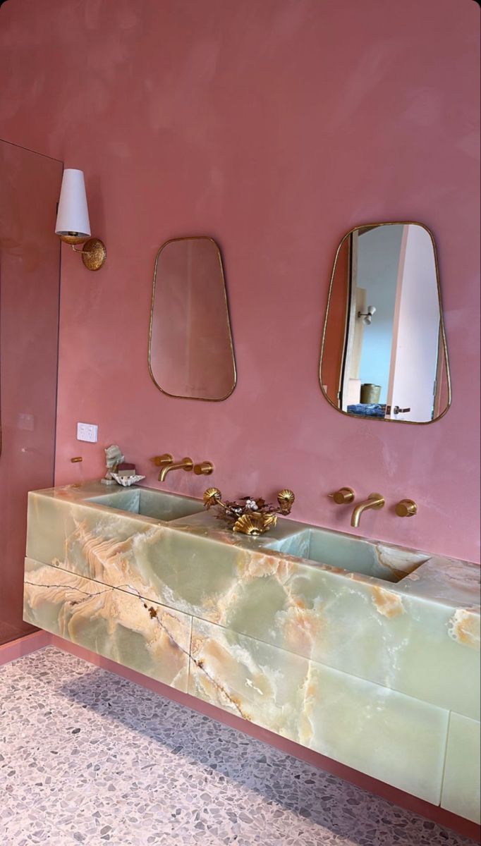 lavabo colorato bagno