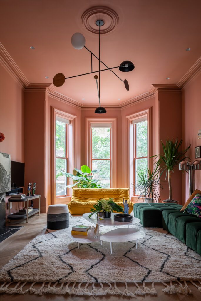 color drenching interiors
