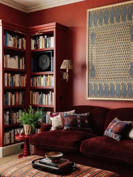 Oxblood interior design