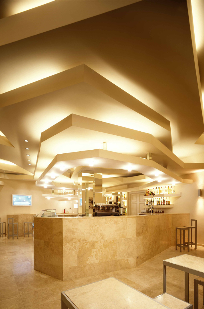 Pavimenti e rivestimenti Bar in travertino Becagli Chiaro (PDR006)