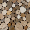 Travertinmosaik Petali Tuscany Mix Geschliffen