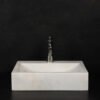 Back sink in White