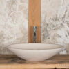 Lavabo ovale in marmo Ovetto CH