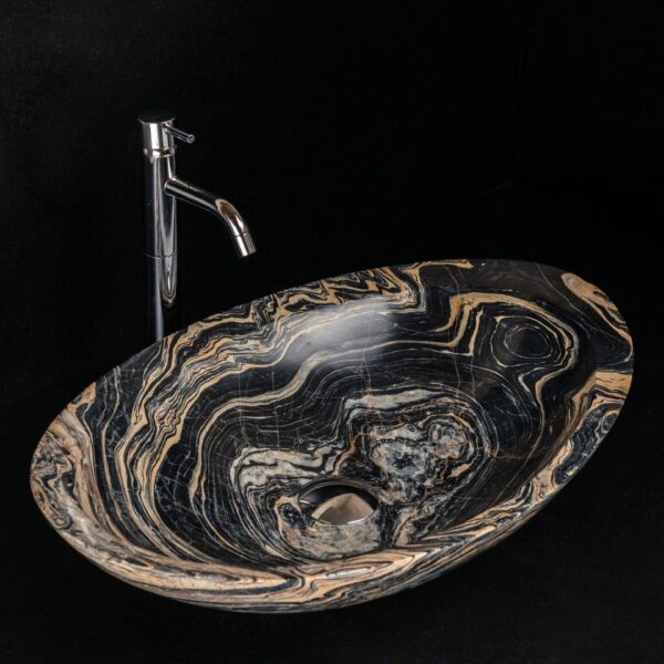Lavandino ovale “Ovetto New Gold Picasso”