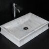 Rectangular Pillow Carrara T sink