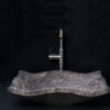 Rectangular marble sink Carta Emperador