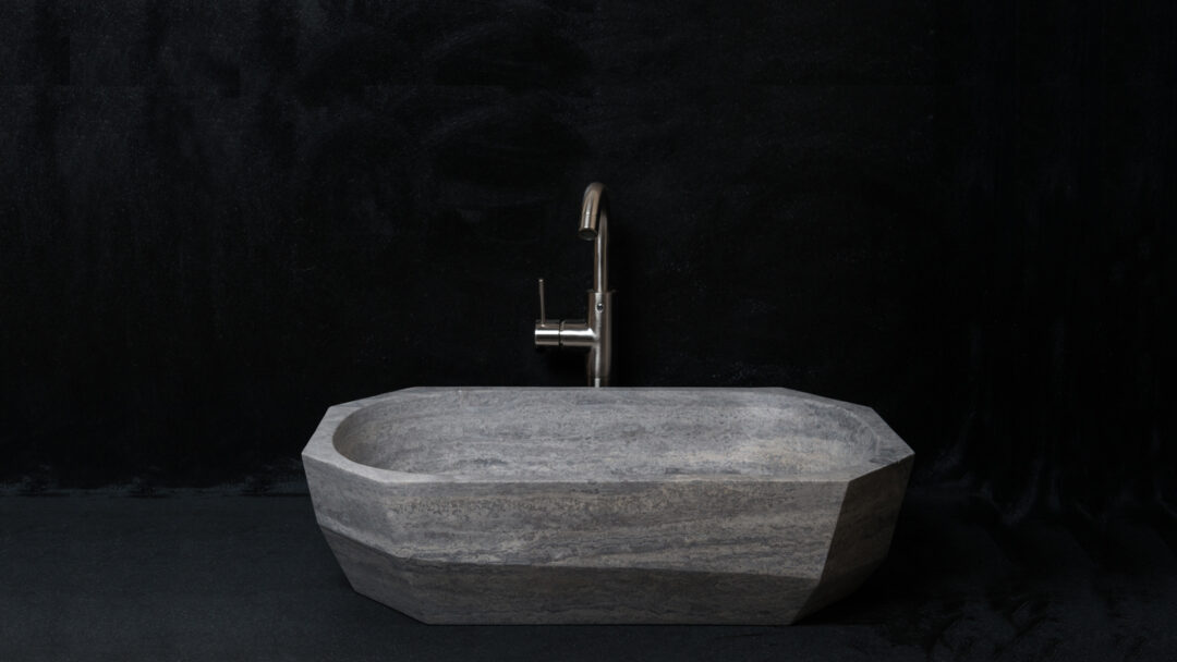 Lavabo in travertino ice Daymo