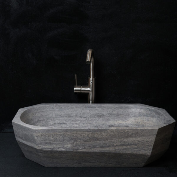Lavabo di design in travertino “Daymo Ice”