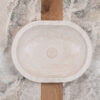 Lavabo in travertino chiaro Soap