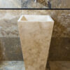 Lavabo a colonna per installazione a pavimento - modello Piramide