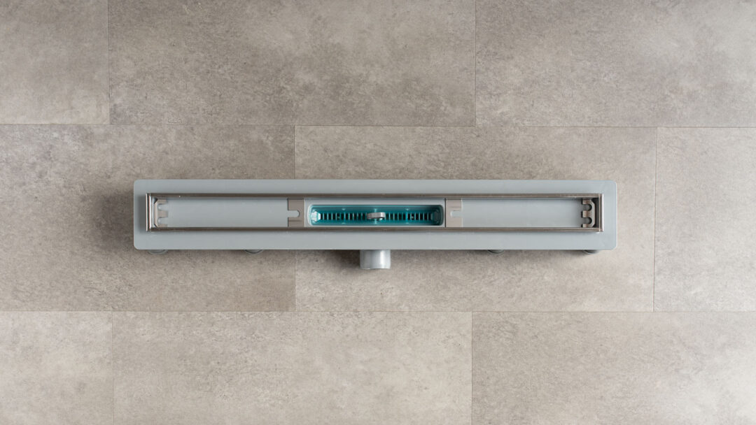 Floor shower channel