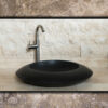 Lavabo rotondo in basalto da appoggio Enterprise BS